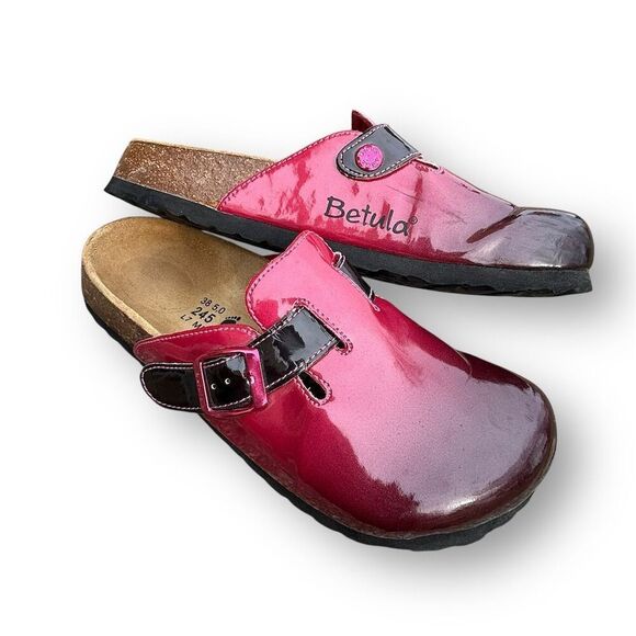 Betula by Birkenstock Pink Ombre Clogs Unisex Size 7 EU 38 Casual Shoes - Picture 1 of 16